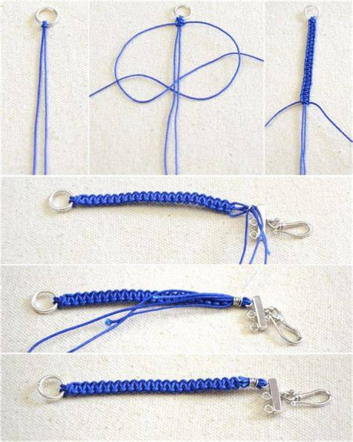 How do you make a braided bracelet with 3 strings?